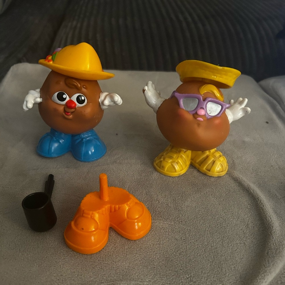(2) 1986 Hasbro Playskool Potato Heads